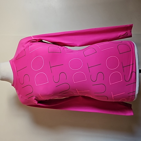 Nike Tops - Nike Pro Combat Therma-Fit Long Sleeve Sweatshirt Just Do It Logo Size Small